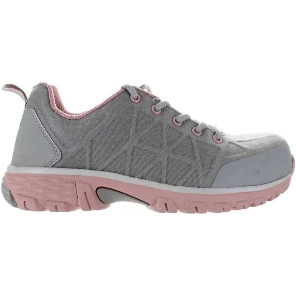 Nautilus Spark EH Safety Shoes Women 8 Grey Pink Work Sneakers N1072 ASTM EH